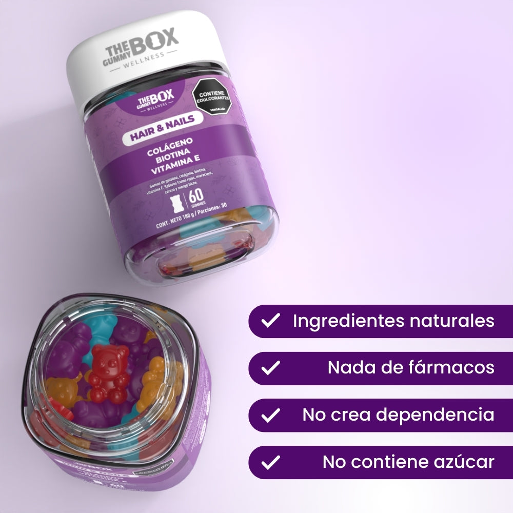 Colageno y biotina en gomitas 💅🏻