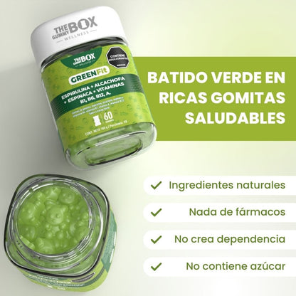 Espirulina, Alcachofa,  Espinaca y Vitaminas en Gomitas💚