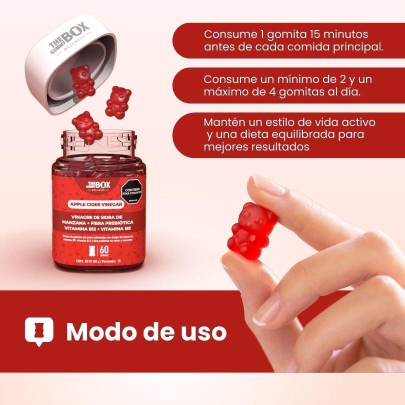 Vinagre de manzana en gomitas🍎
